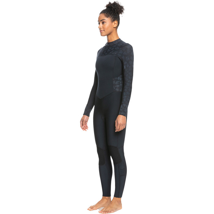 2024 Roxy Womens Swell Series 4/3mm Back Zip Wetsuit ERJW103124 - Black